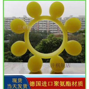 30聚氨酯梅花胶 进口联轴器梅花垫 缓冲垫mt7弹性体 八角轮166