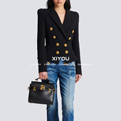 双排金扣女显瘦短款 2024秋季 新款 小个子休闲女