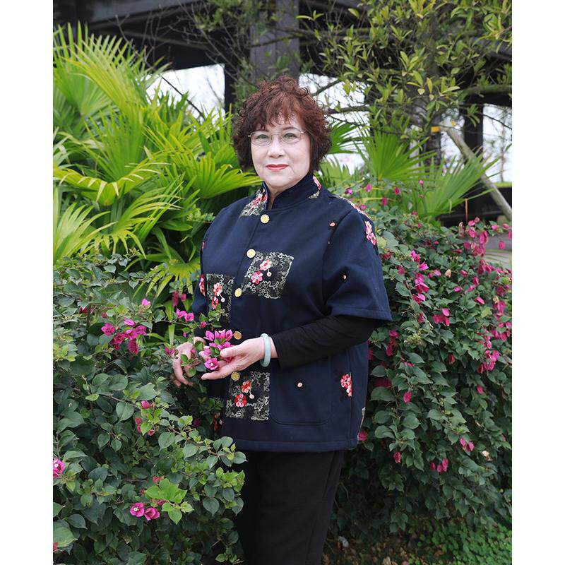 中老年人春秋冬加绒护肩加肥大码胖妈妈宽松居家半袖坎肩