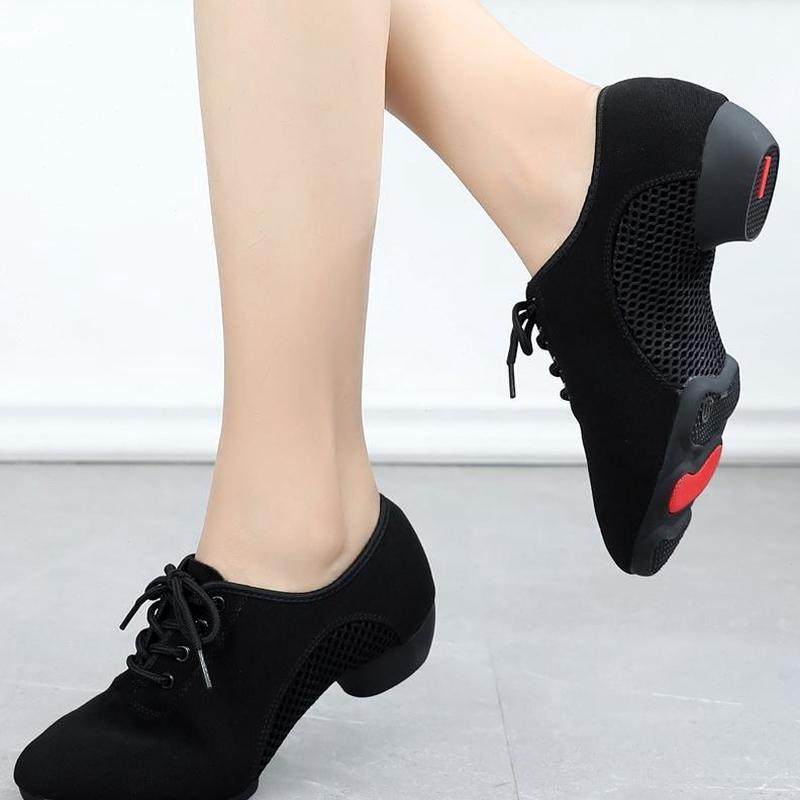 跳舞鞋软底三教师女新款鞋带交谊交际男士跟广场节底牛津布舞蹈鞋,运动/瑜伽/健身/球迷用品,广场舞鞋,淘宝优惠券,粉丝福利购,淘宝优惠卷