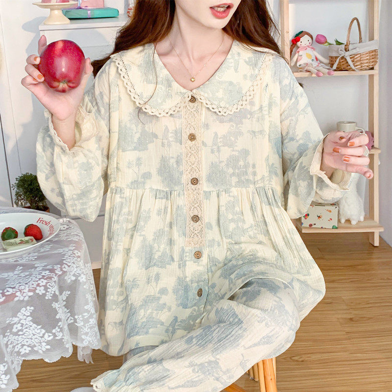 纯棉纱布月子服夏季薄款产后8月份大码孕妇睡衣女春秋哺乳两件套9,孕妇装/孕产妇用品/营养,家居服套装,淘宝优惠券,粉丝福利购,淘宝优惠卷