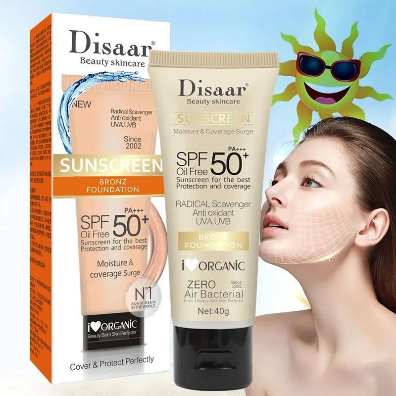 Disaar SPF 50 Face Sunscreen Whitening Sunblock Skin Protect