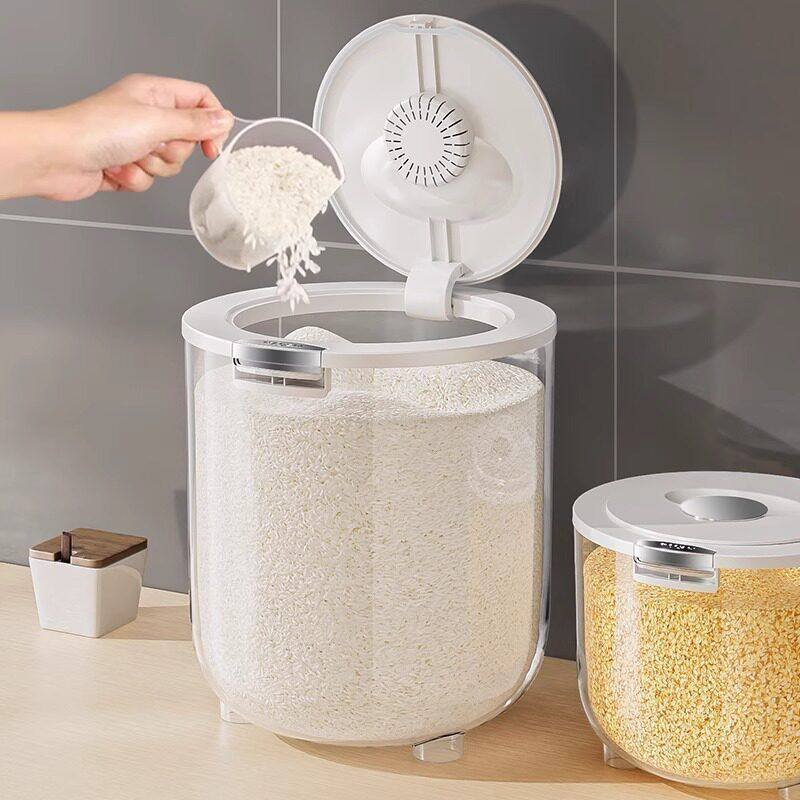 用透明防虫防潮密封米桶大容量五谷杂粮储物罐大米收纳箱,家装主材,米桶,淘宝优惠券,粉丝福利购,淘宝优惠卷