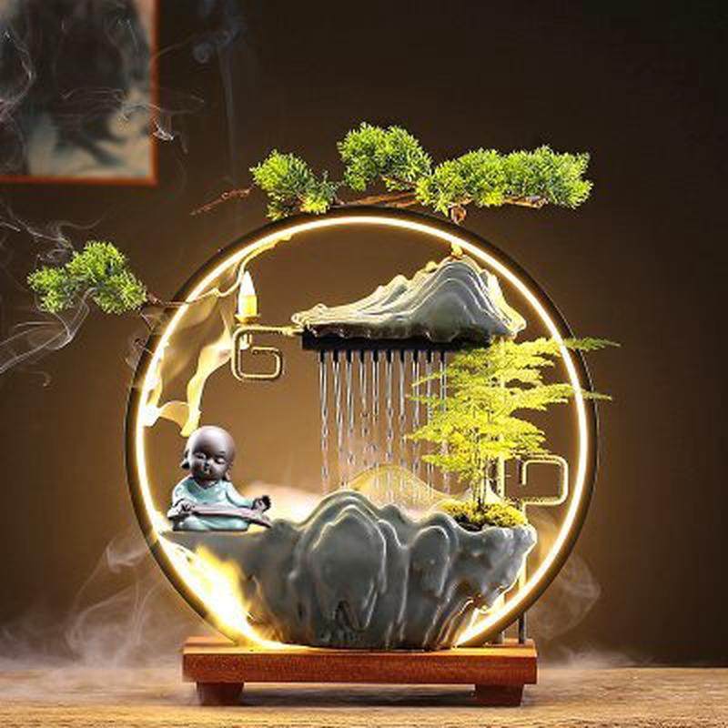 流水摆件陶瓷招财循环居客厅桌面办公室喷泉开业乔迁礼品,家居饰品,流水摆件,淘宝优惠券,粉丝福利购,淘宝优惠卷