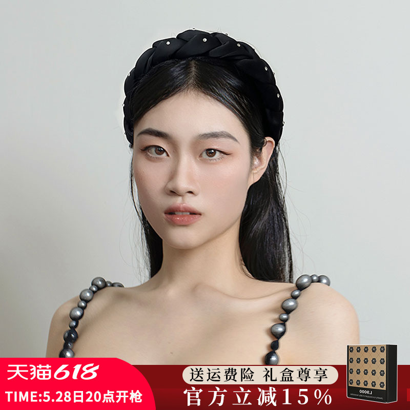 L9000/夏天新款头窟发箍女款显脸小减龄发卡日韩布艺气质头饰洋气
