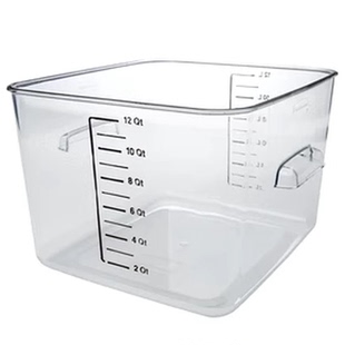 乐柏美保鲜盒可叠式冰箱收纳盒储存容器食品储物桶方形量筒6318