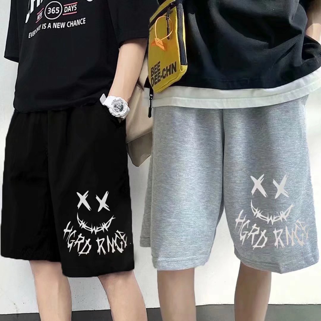 短裤男夏季潮流五分裤韩版宽松潮胖子加肥加大码不起球肥佬休闲裤