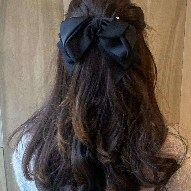 IADUO韩国东大门新款超大蝴蝶结发夹后脑勺头花头饰发饰女KBJ4143