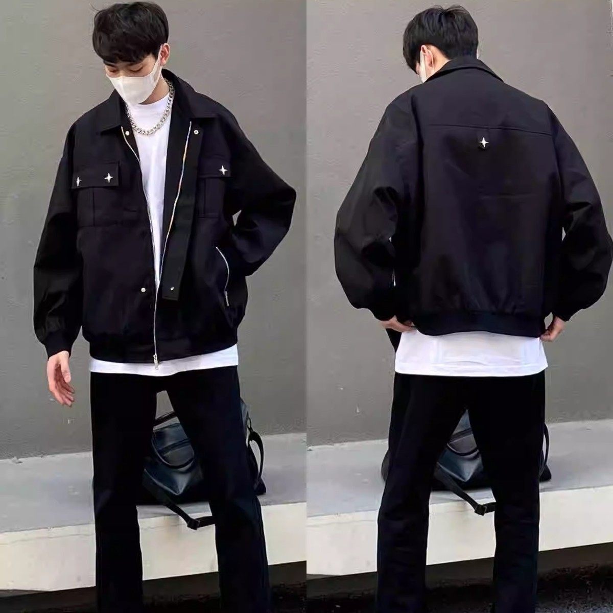 高级感套装秋季新款衬衫男生开秋日杂风,男装,时尚套装,淘宝优惠券,粉丝福利购,淘宝优惠卷