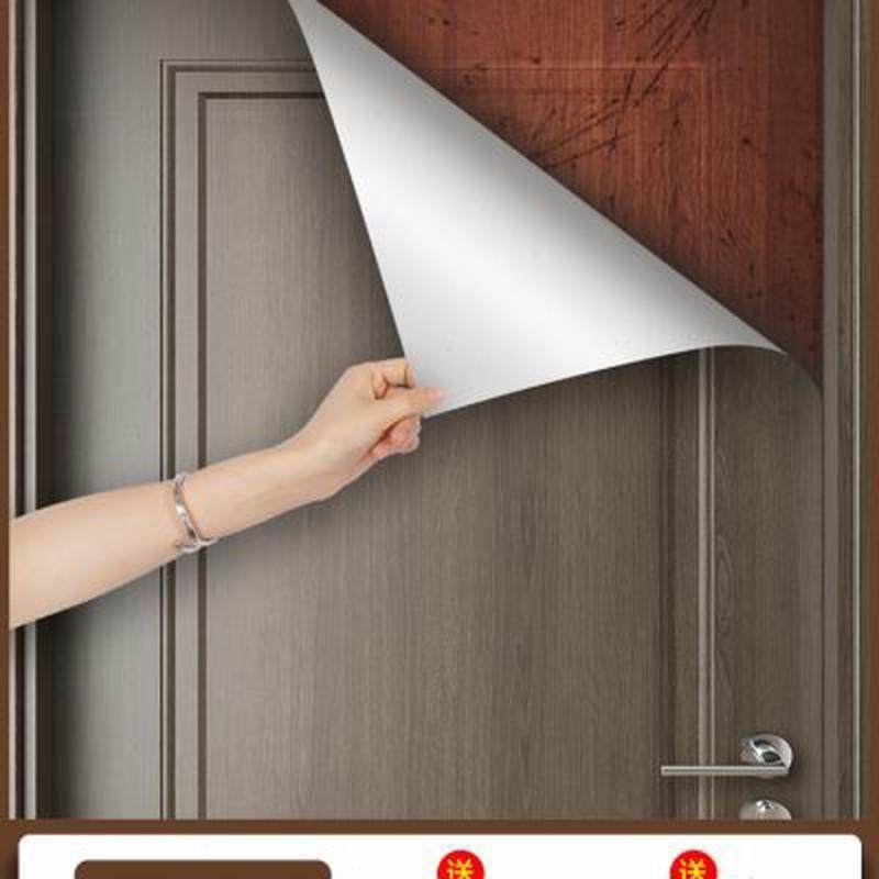 门贴纸木门翻新自粘门贴整张木纹卧室旧门套门框包边改造改色贴膜,家居饰品,门贴,淘宝优惠券,粉丝福利购,淘宝优惠卷