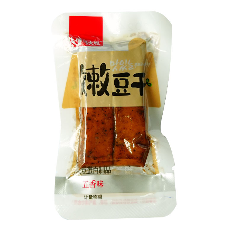 马大姐嫩豆腐干香辣零食手磨嫩豆干小包装休闲食品解馋小吃即食