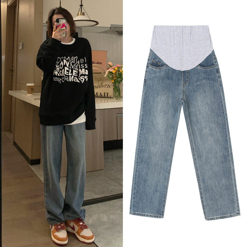 孕妇阔腿子春夏季2025新款外穿不勒肚子托腹直筒打底裤春秋,孕妇装/孕产妇用品/营养,孕妇休闲裤,淘宝优惠券,粉丝福利购,淘宝优惠卷