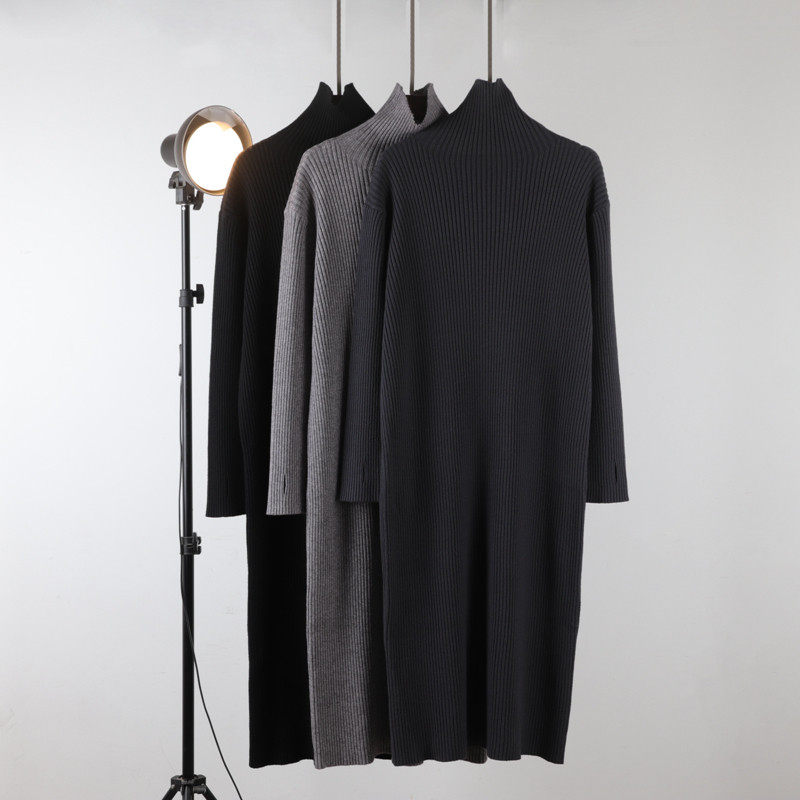 打底女秋冬纯色高领小个子宽松中长款毛衣裙过膝子,女装/女士精品,连衣裙,淘宝优惠券,粉丝福利购,淘宝优惠卷