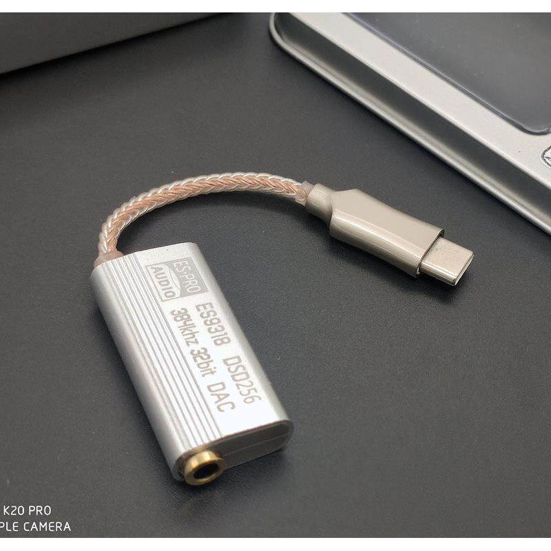 Es9318手机到3.5解码Dac放大器线类型发烧Hifi适配器耳机Uv设备DsdAI