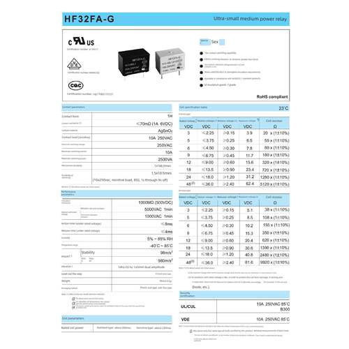 全新原装 HF32FA-G-024 012 005-HSL1 HSL2 ZS1 ZS2 HS2继电器VDC