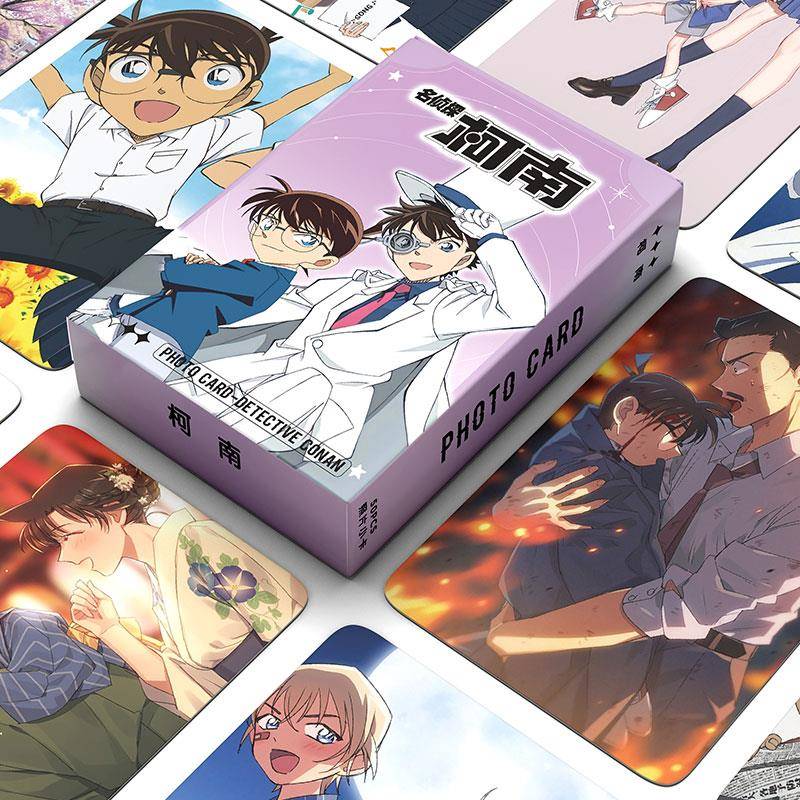 名侦探柯南周边镭射小卡怪盗基德工藤新一动漫LOMO卡柯南周边卡片