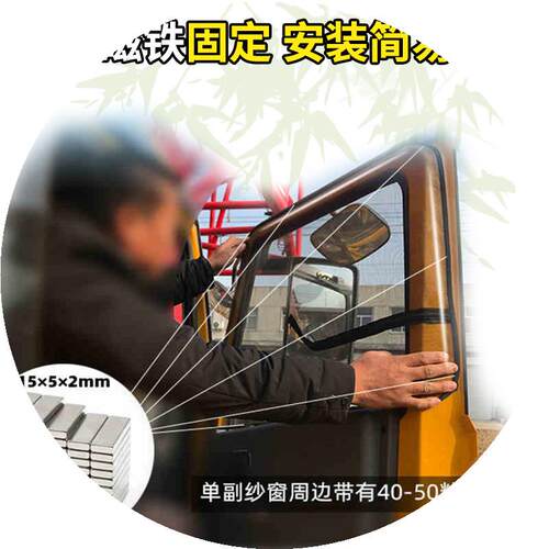 适配上汽大通大拿V1厢货车防蚊纱窗M1驾驶室车窗防蚊虫网纱窗蚊帐