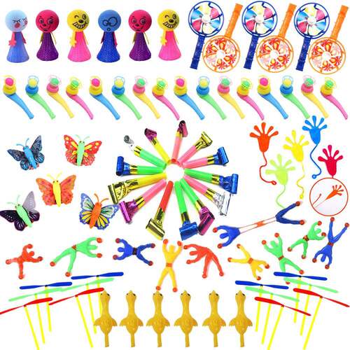 54Pcs Party Favors Toy Assortment Kids Carnival Prizes Hallo