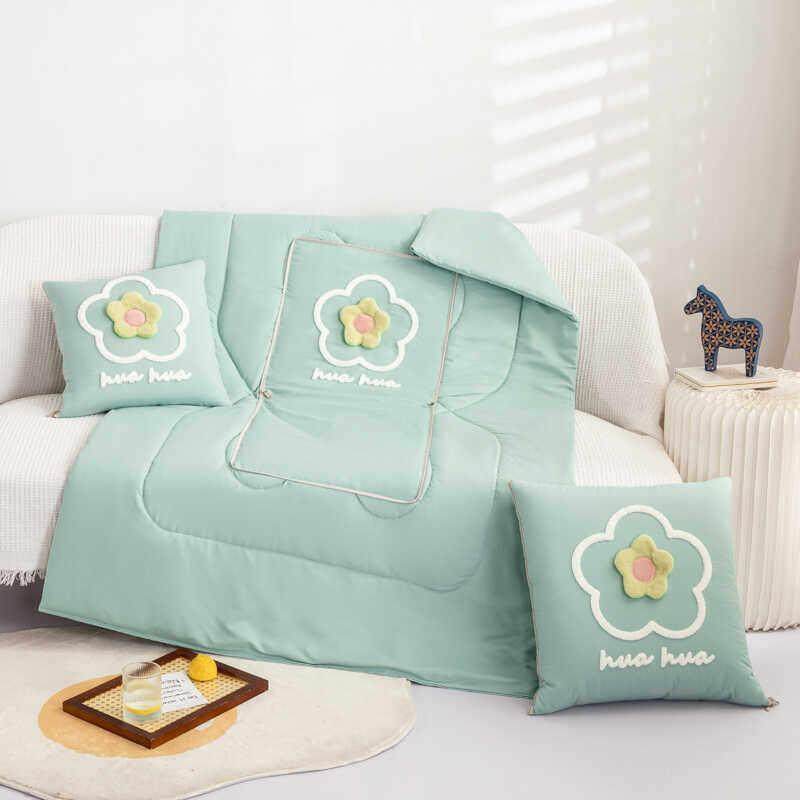 抱枕被子两用枕头被汽车载午休折叠毯子办公室小花靠枕司机垫四季,居家布艺,抱枕被,淘宝优惠券,粉丝福利购,淘宝优惠卷