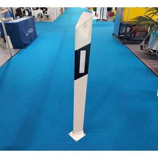 玻璃钢柱式轮廓标高速公路1.25米黄白反光PVC轮廓标三角形标志桩