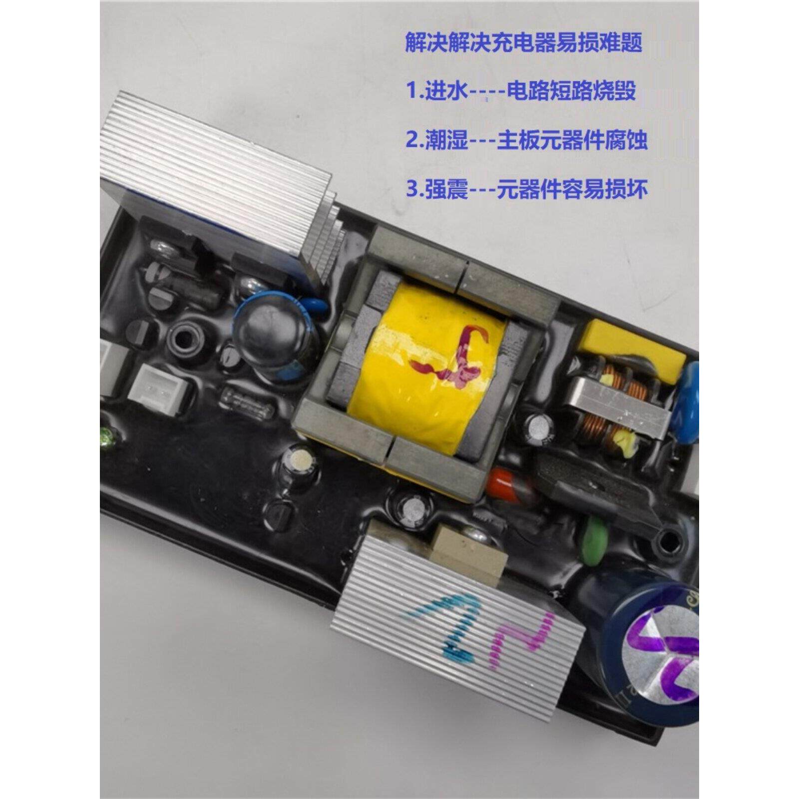 泰尾电动汽车充电器48V-12Ah小公插头原装正品铅酸电池20Ah60
