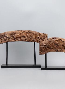 新中式创意摆件客厅禅意玄关电视柜家居饰品酒店会所工艺品摆设