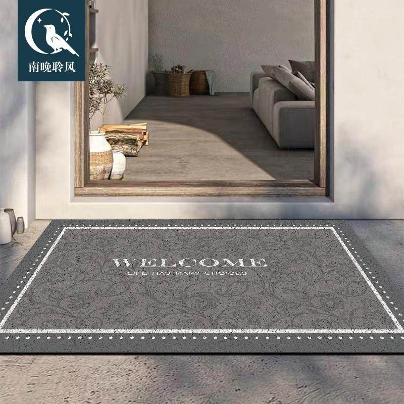 丝圈地垫家用入户门蹭土地毯大门口防滑脚垫免洗轻奢防水除尘门垫,居家布艺,家用脚垫,淘宝优惠券,粉丝福利购,淘宝优惠卷