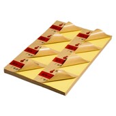 干胶牛皮纸标签纸内切割哑面箱色空白唛头打印纸激光喷墨