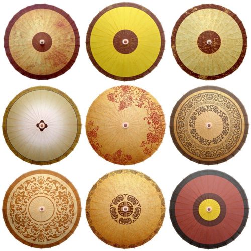 古风油纸伞仿古怀旧2中式国潮雨伞防雨火锅酒店茶楼吊顶装修