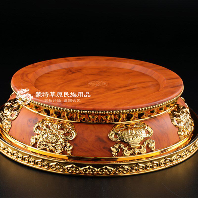 蒙古族特色果盆果盘内蒙古特产工艺品奶实盘干果盘