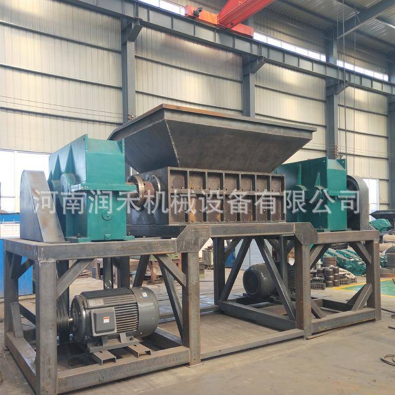 小型双轴铁皮塑料撕桶碎机 单轴塑料膜撕碎机 玩具车家具撕碎机
