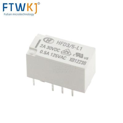 宏发继电器 HFD3/5/12/24-L1 L2 8/10脚2A 5V12V24V磁保持 HFD31
