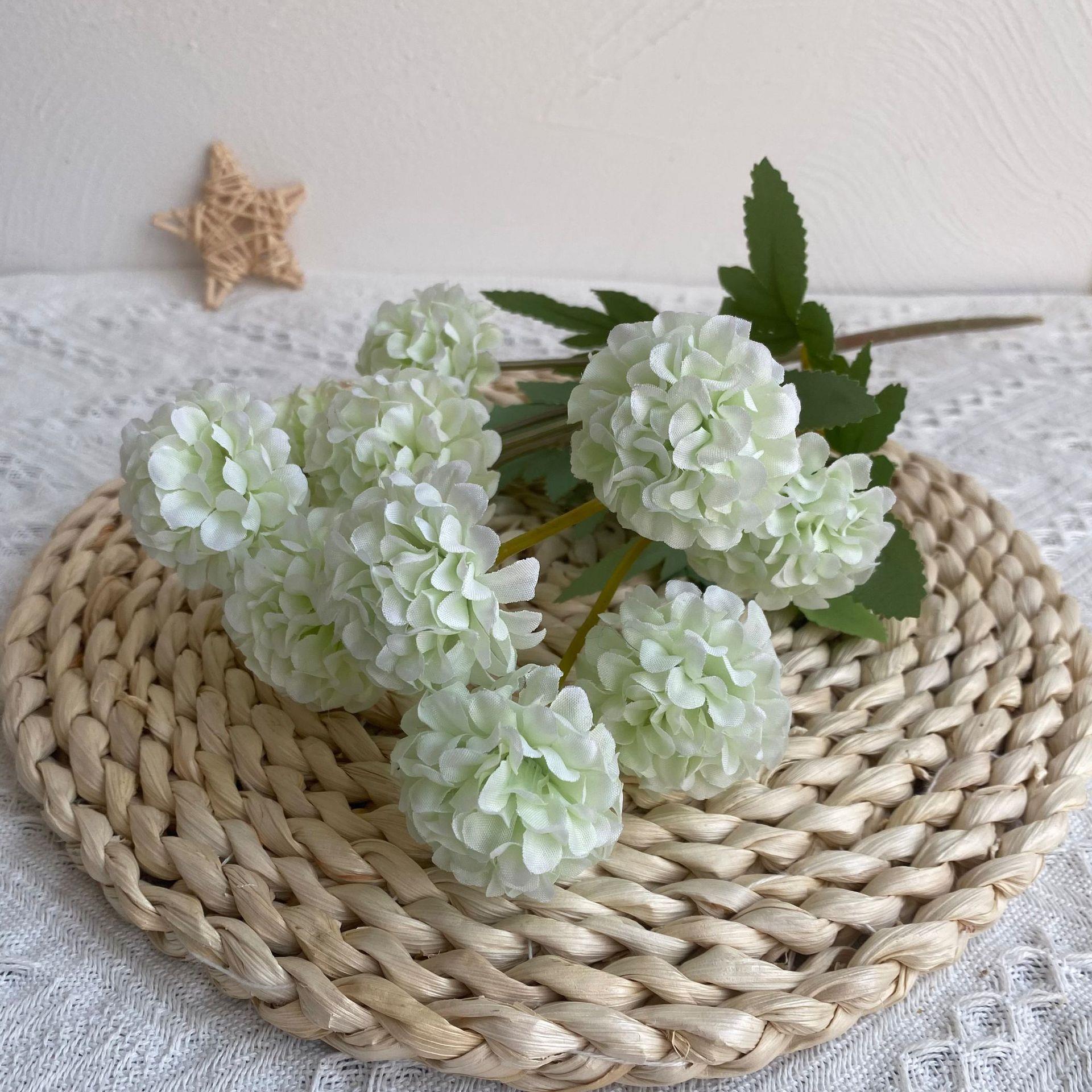 厂家仿真花小绣球婚把庆花装饰绣球婚礼堂布置007造景工艺花品