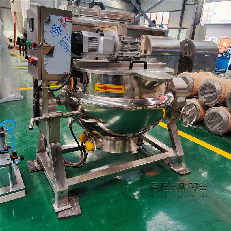 膏状固体搅自拌熬煮锅 胶药梨膏熬制锅 全动中药膏基质搅阿拌锅