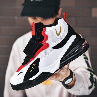 保暖系带冬季耐磨青少年中帮气垫