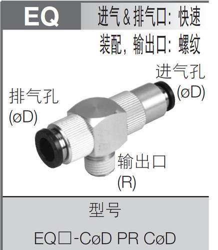 日本PISCO快速排气阀 EQ01-C06P01C10