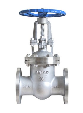 上海沪工精工良工阀门304不锈钢闸阀Z41W-16P法兰明杆闸阀DN100