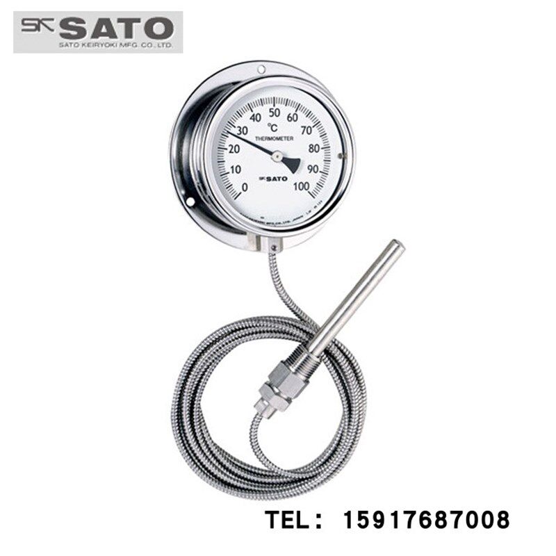 日本SATO佐藤3000-01 壁挂式远传温度计LB-100S(0-100)
