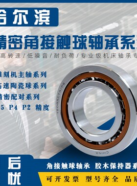 哈尔滨轴承7016高速7017 7018 7019 7020 7021 7022 7024 AC C P5