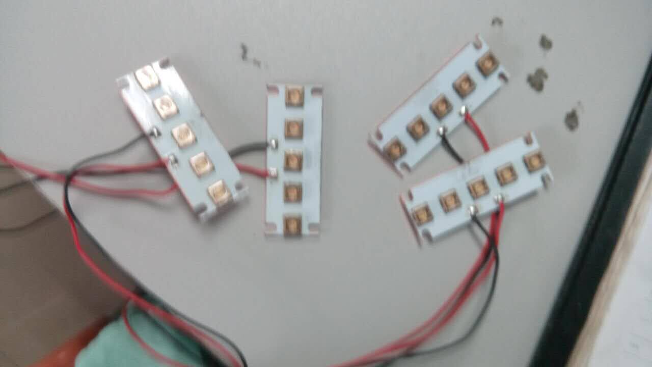 UVLED模组,5颗一组,6868LED,进口UV灯nichia NCSU034B-05