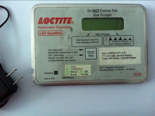 美国乐泰loctite UV能量计专业维修服务 德国汉高UV能量计维修