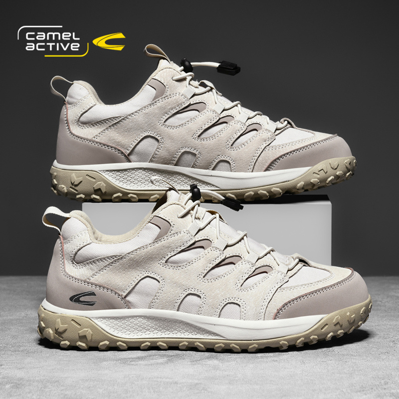 骆驼动感情侣户外登山旅游鞋子男