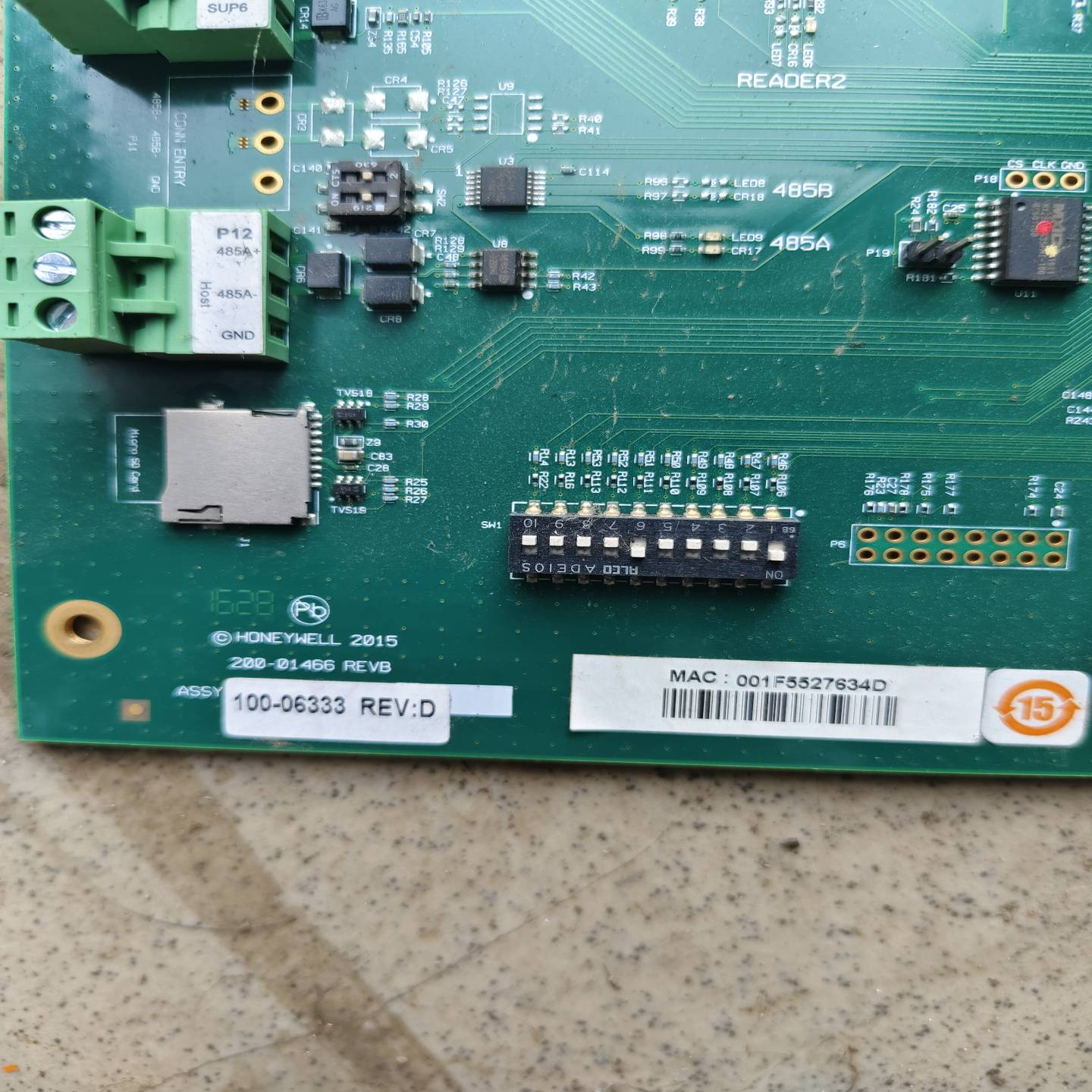 （请询价）霍尼韦尔PRO3000门禁控制器主板，型号PRO3000，2
