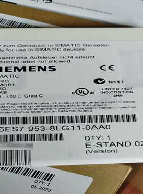 6ES7953-8LG11-0AA0内存卡未拆封。询价