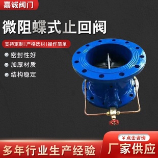 止回阀HH49X微阻缓闭止回阀消声缓闭止回阀 供应微阻蝶式