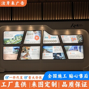 灯箱广告牌店铺门头制作LED户外方形展示门头灯牌门头招牌安装