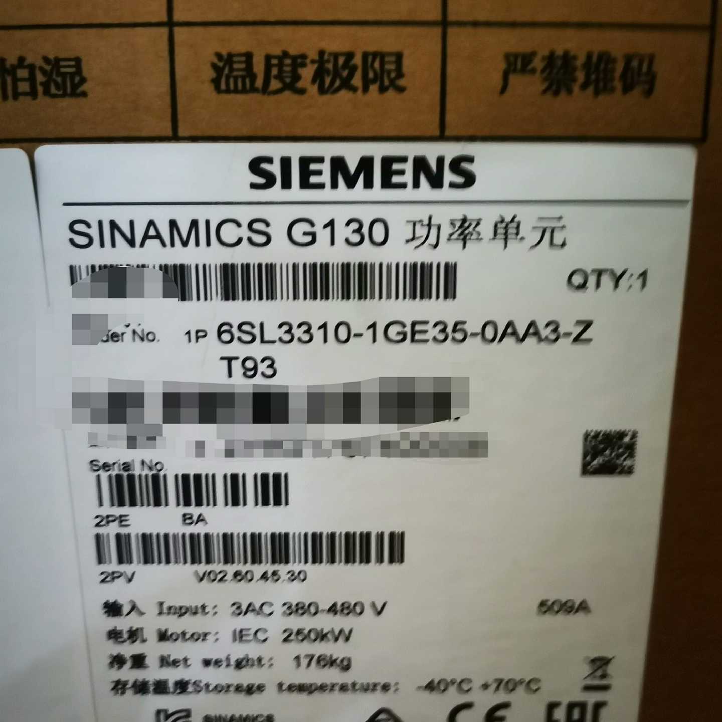 6SL3310-135-0AA3价格面议【侨报商行】