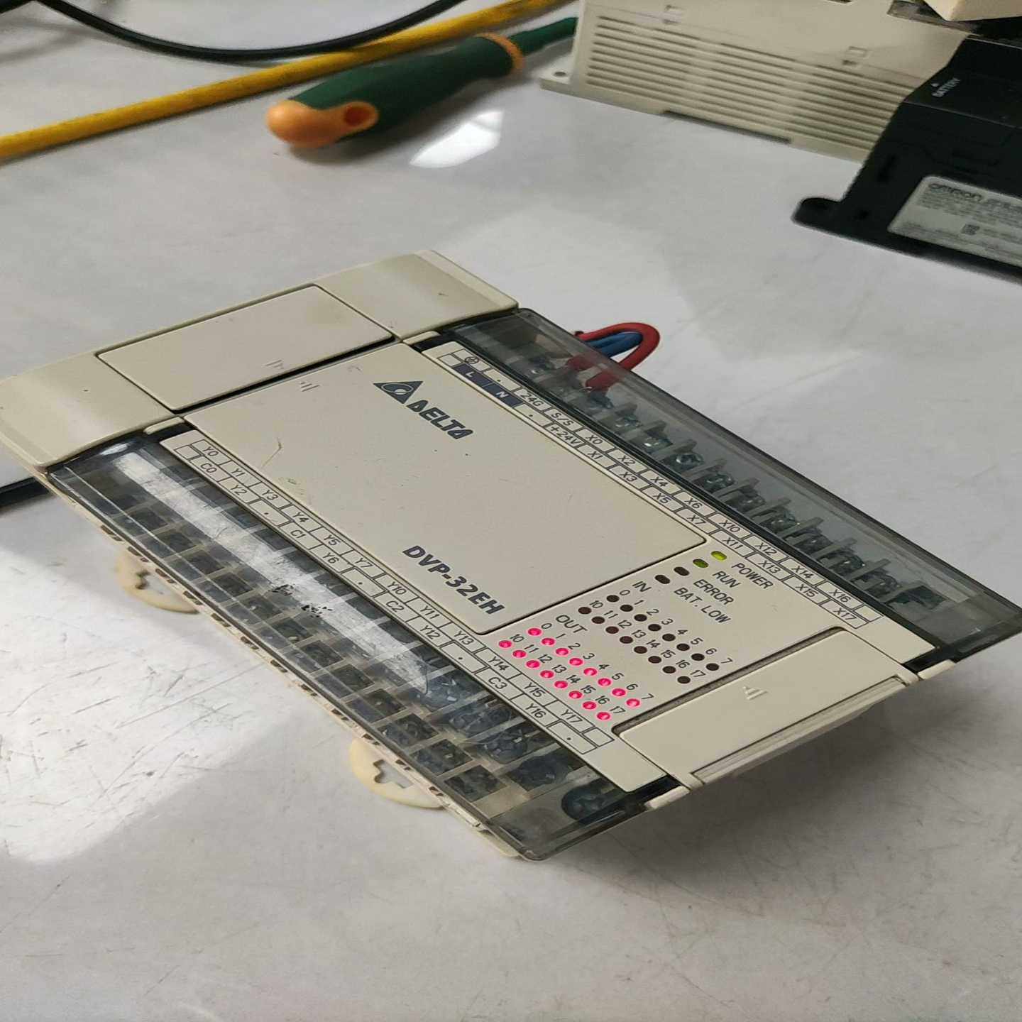 台达PLC，台达模块，DVP32EH00R2，成色如~询价