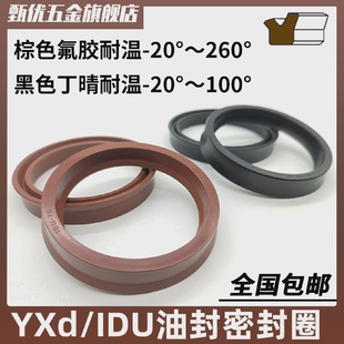IDU油封密封圈10 氟橡胶YXd