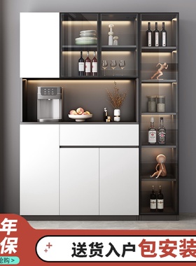 my餐边柜靠墙一体客厅轻奢储物柜现代简约餐厅厨房柜子储物柜茶水